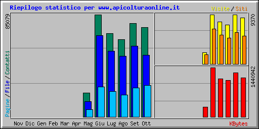 Riepilogo statistico per www.apicolturaonline.it